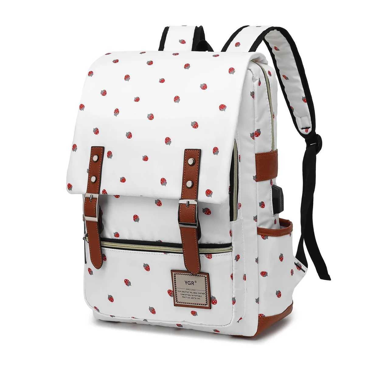 BESIGN BESIGN 2 in 1 Accessory White Strawberry 17.2"x11.6"x5.4" 1.6LBS — product photo