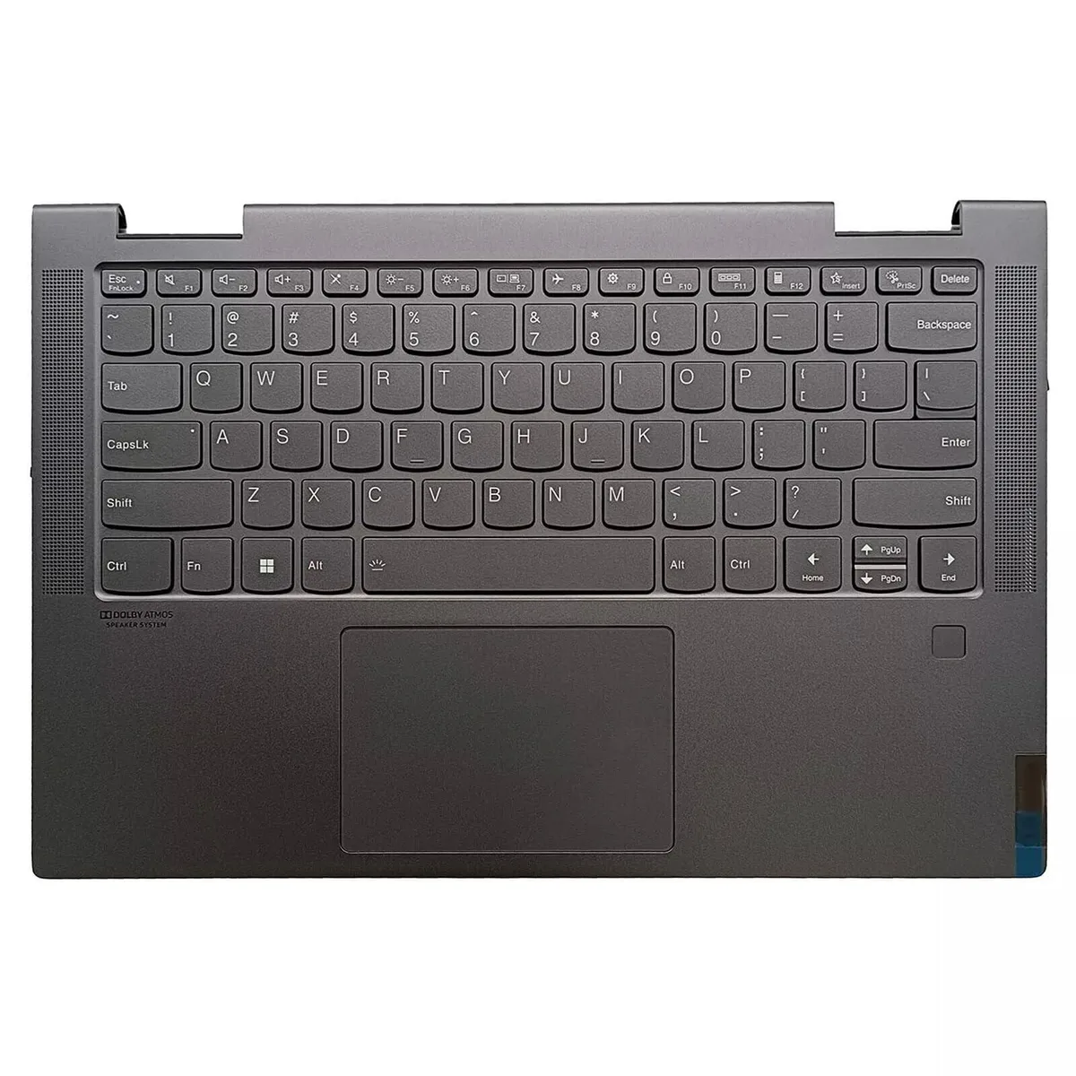 ALSEYE ALSEYE Palmrest Upper Case Backlit Keyboard Touchpad Gray 5CB1A16224 2 in 1 accessory — product photo