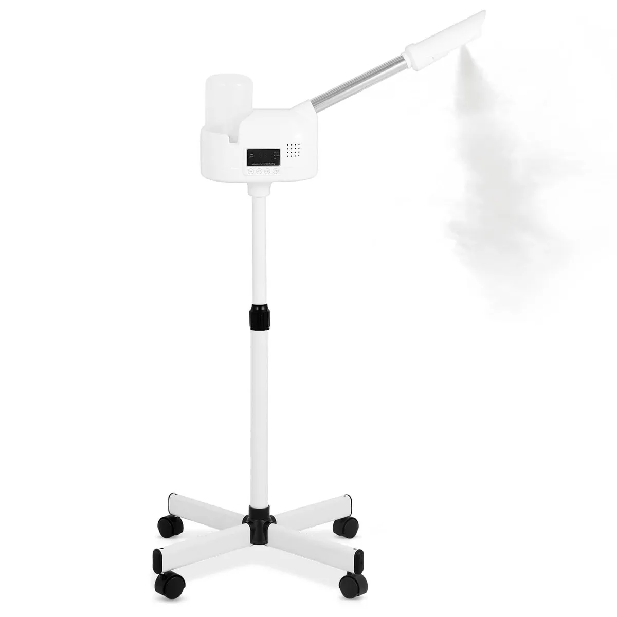  GCCSJ Professional Facial Steamer White 1000 ml 360° Nozzle Timer Touch Screen Adjustable 110-130 cm 3.6 kg — product photo