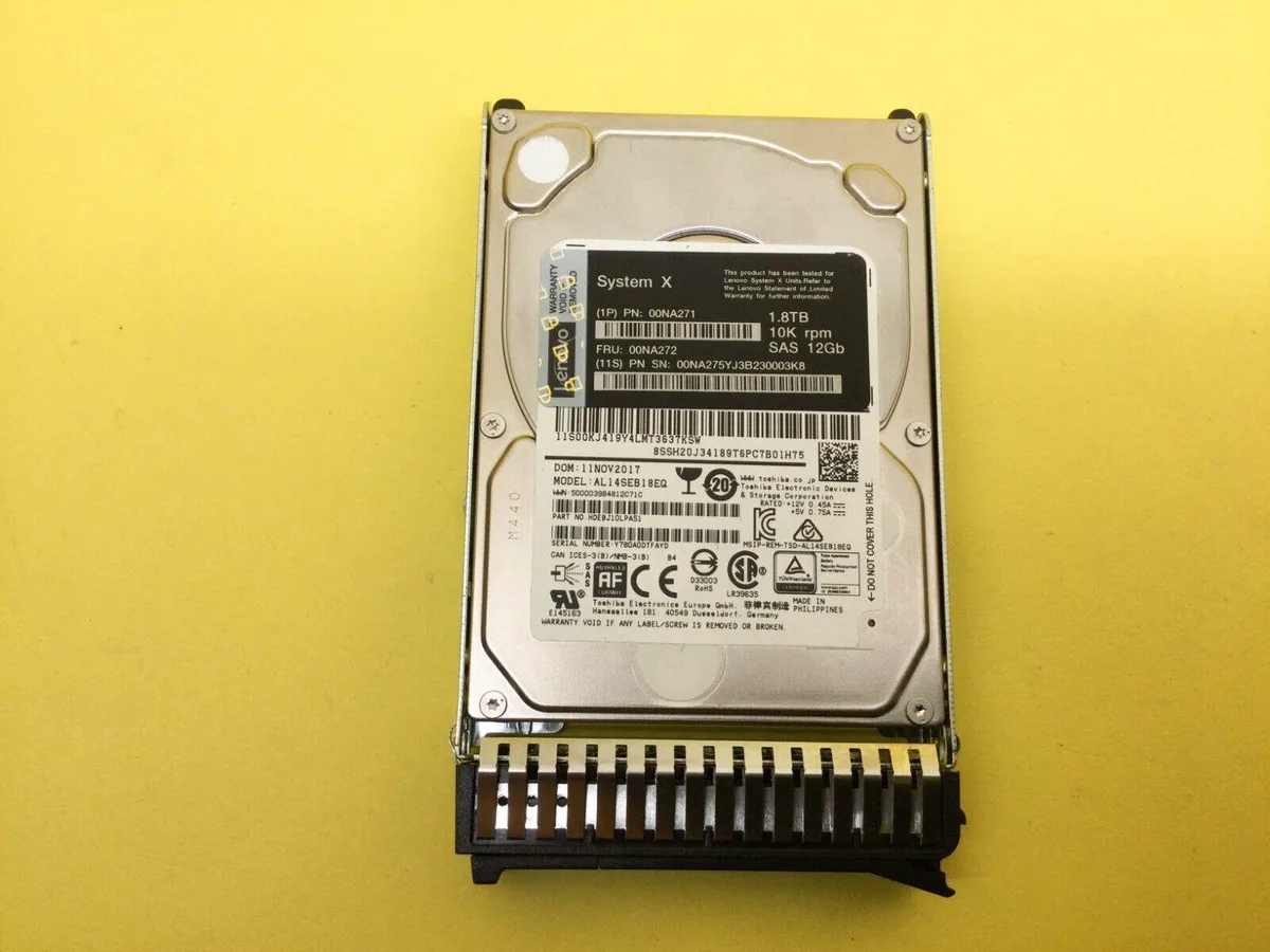 IBM IBM 00NA275 1.8 TB SAS 10000 RPM 2.5 in HDD — product photo