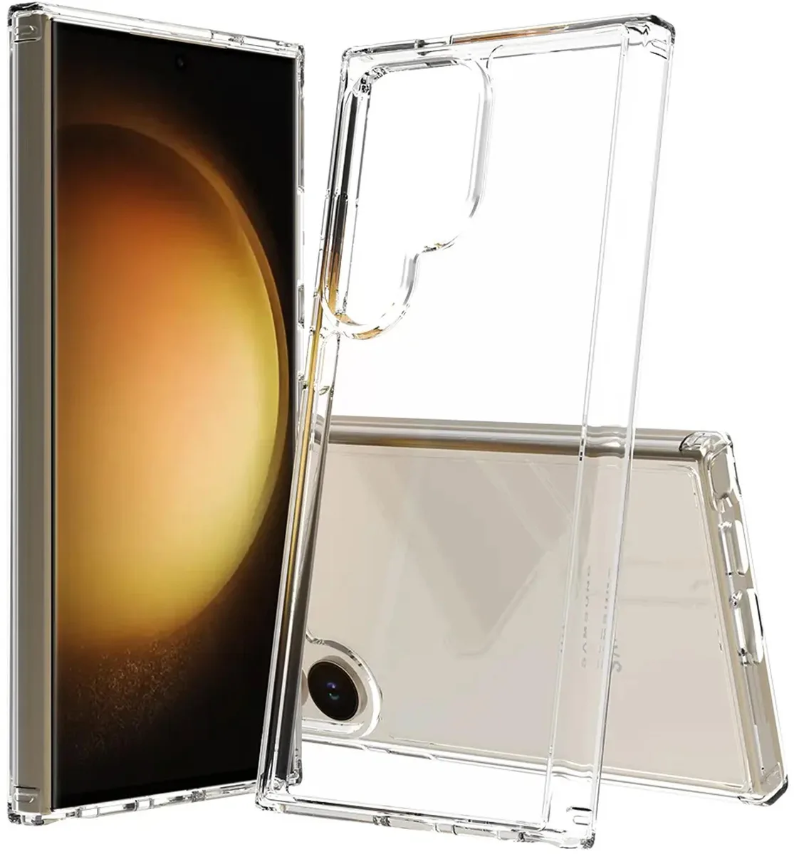 Nakedcellphone Nakedcellphone AquaFlex Anti-Shock Clear Case for Samsung Galaxy S24 Ultra — product photo