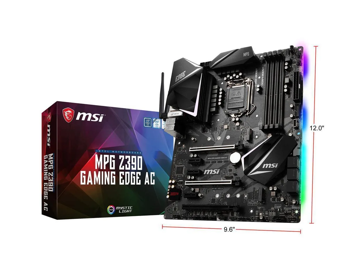 MSI MSI MPG Z390 GAMING EDGE AC LGA 1151 Intel motherboard — product photo