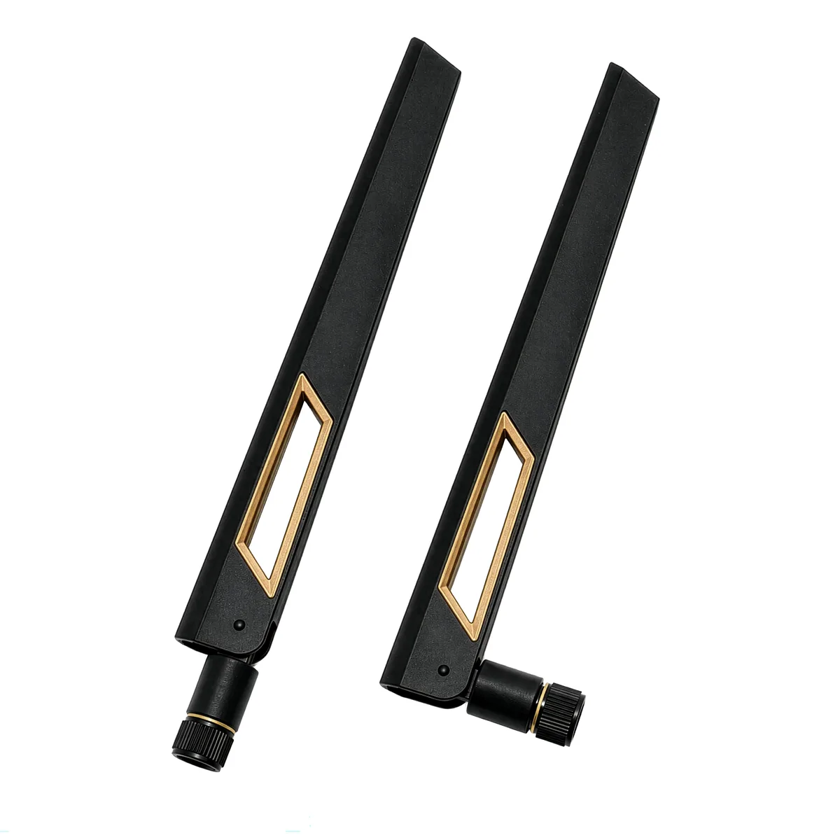 HighZer0 Electronics HighZer0 Electronics ANT11Z+BRZ+RPSMA-M 10dBi Tri-Band RP-SMA Network Antenna Pair — product photo