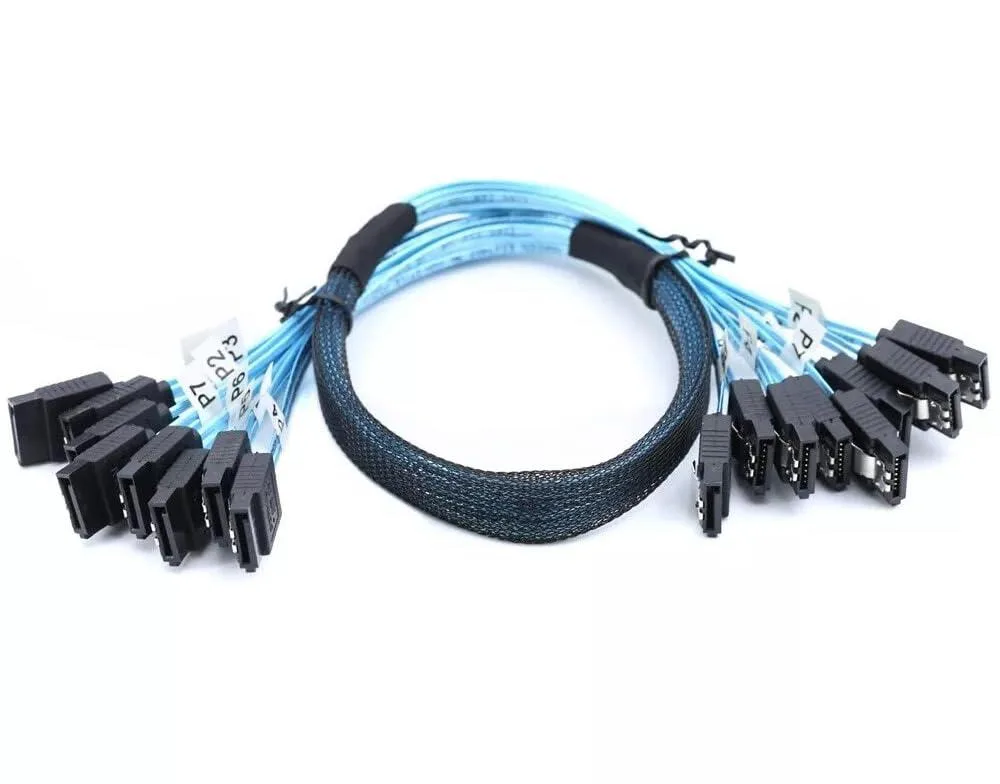Vszerda Vszerda 8PST7PF-8PST7PF 8-Port SATA 7P Female Cable 100CM — product photo