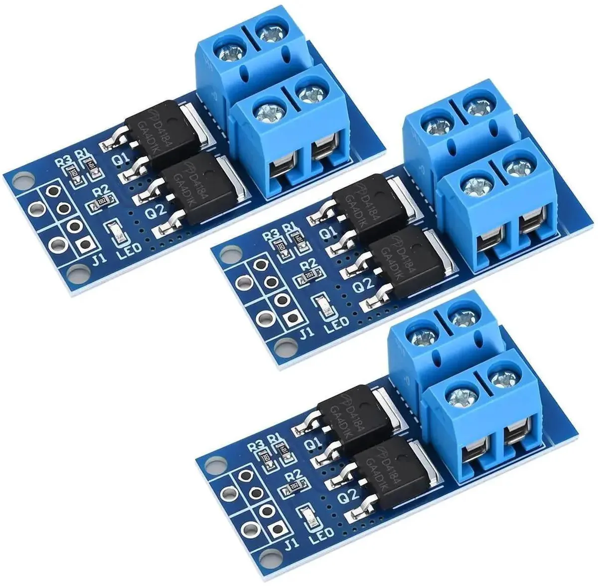 SMUGDESK SMUGDESK 3PCS Dual MOSFET Trigger Switch DC 5V36V 400W 15A 30A 20KHz PWM — product photo