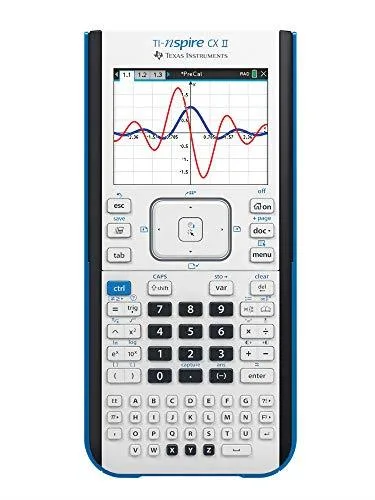 Texas Instruments Texas Instruments NSCX2/TBL/2L1 TI-Nspire CX II Graphing Calculator 3.2" 320x240 64MB RAM 90MB Storage — product photo