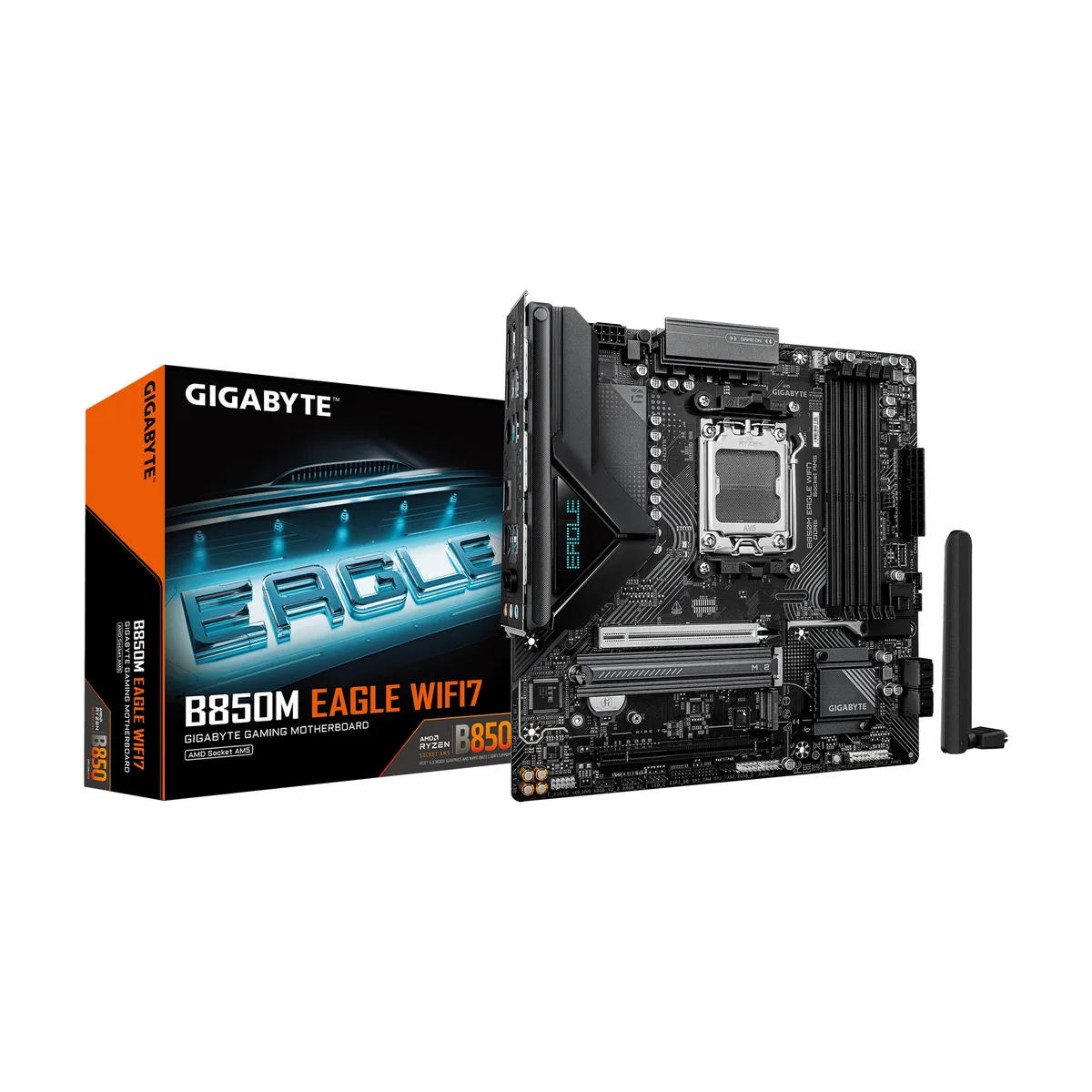 GIGABYTE GIGABYTE B850M EAGLE WF7 AMD motherboard — product photo