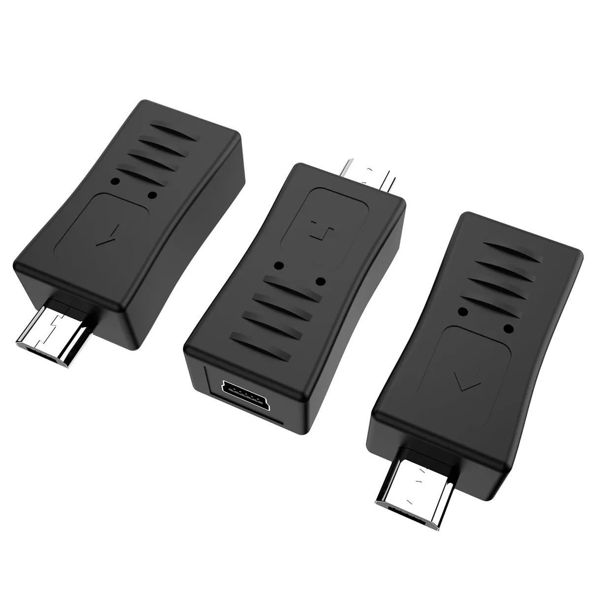 BUCIER BUCIER 3pcs Mini USB 2.0 Female to Micro USB Male Converter — product photo