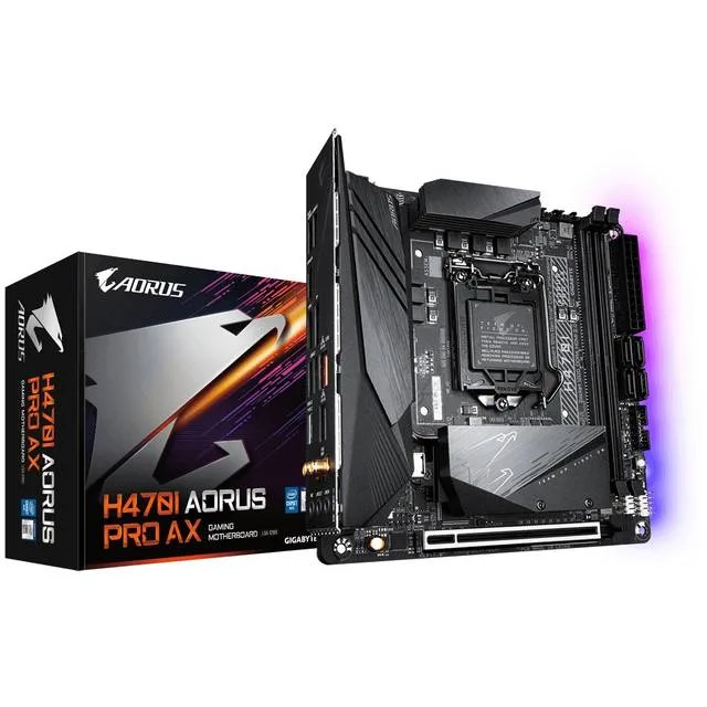 GIGABYTE GIGABYTE H470I AORUS PRO AX Intel motherboard — product photo