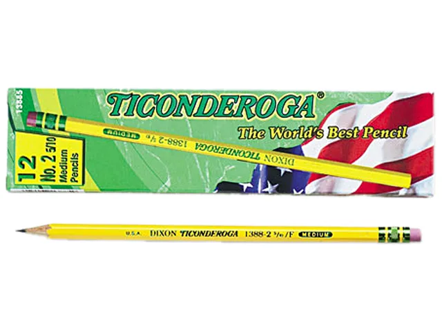 Dixon Dixon 13885 Ticonderoga #2.5 pencil dozen — product photo