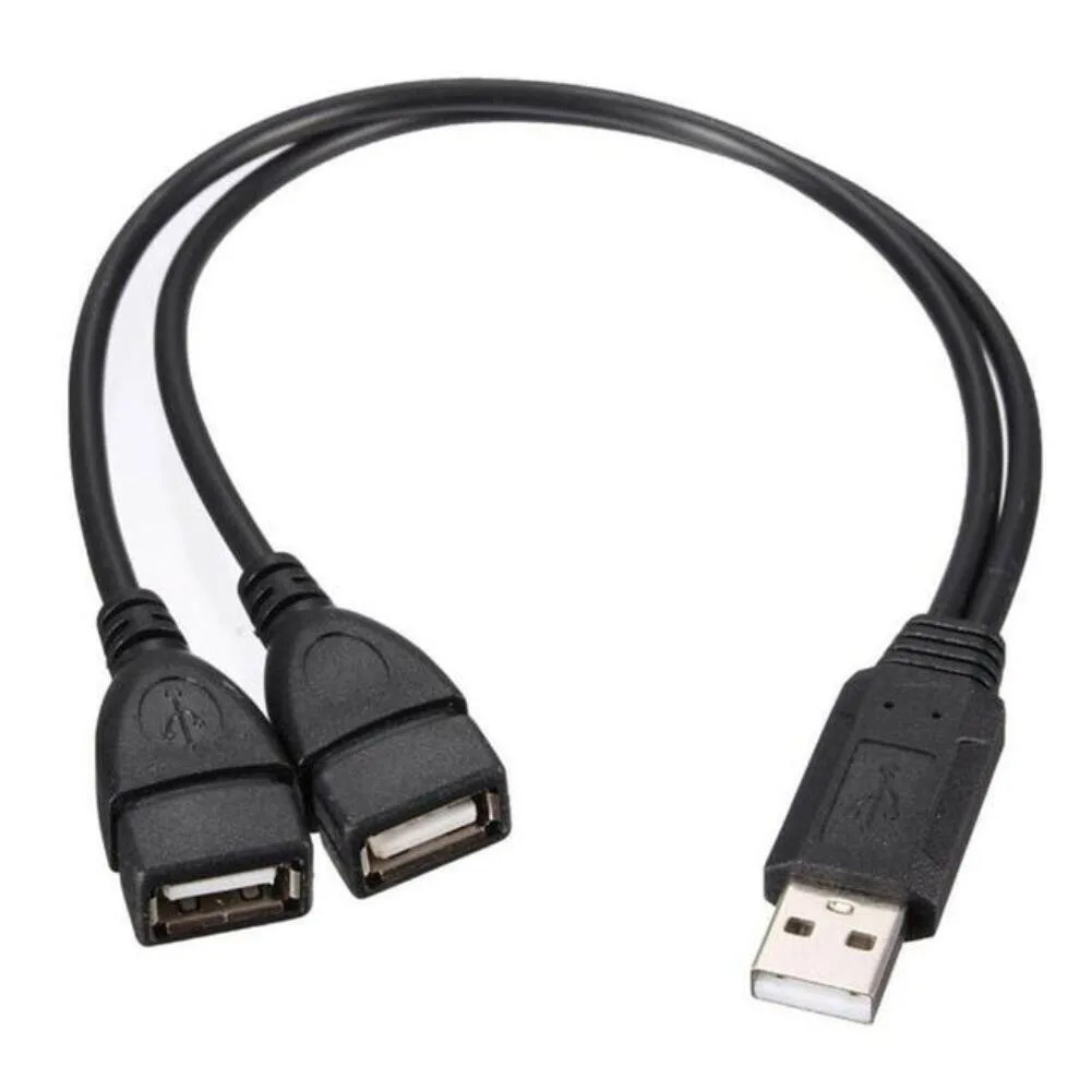 Ruth's sister Ruth's sister USB 2.0 Male to 2 Female Y Splitter 25cm 2-Pack — product photo
