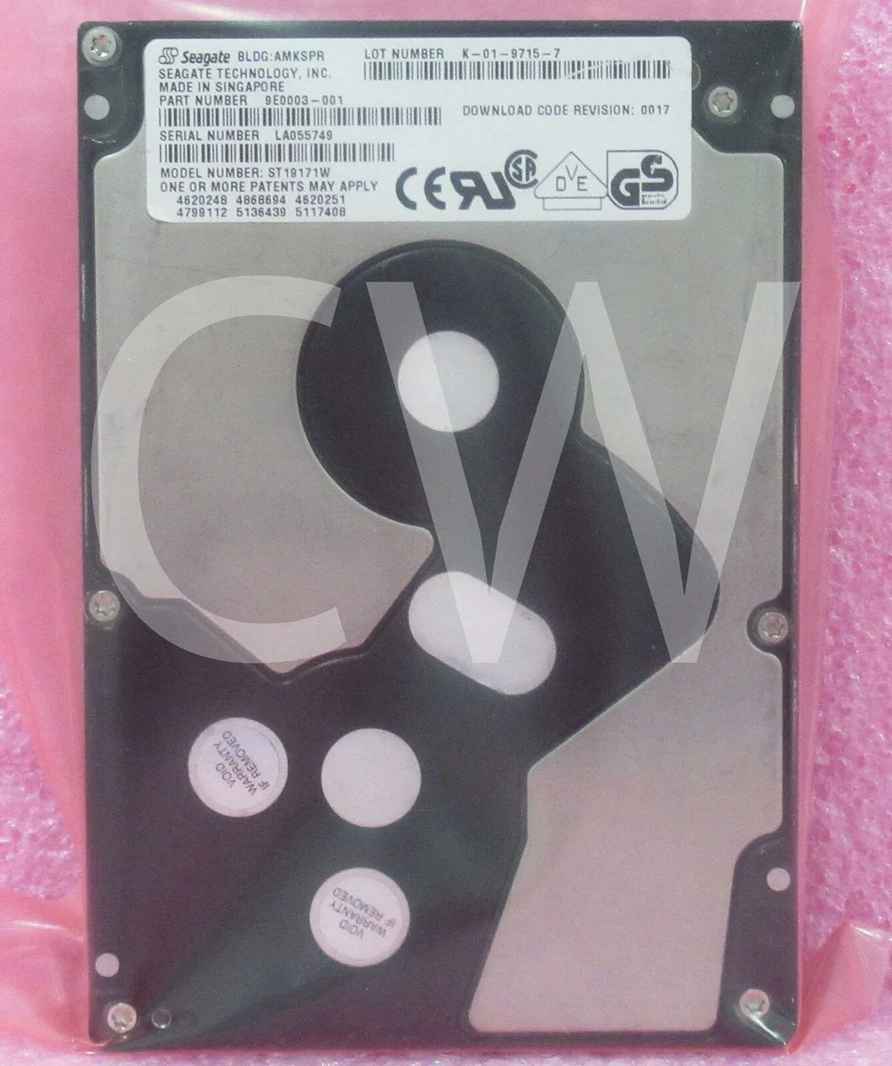 Seagate Seagate ST19171W 9.1GB 7200RPM Ultra Wide 68-Pin 512KB 3.5" SCSI internal hard drive — product photo