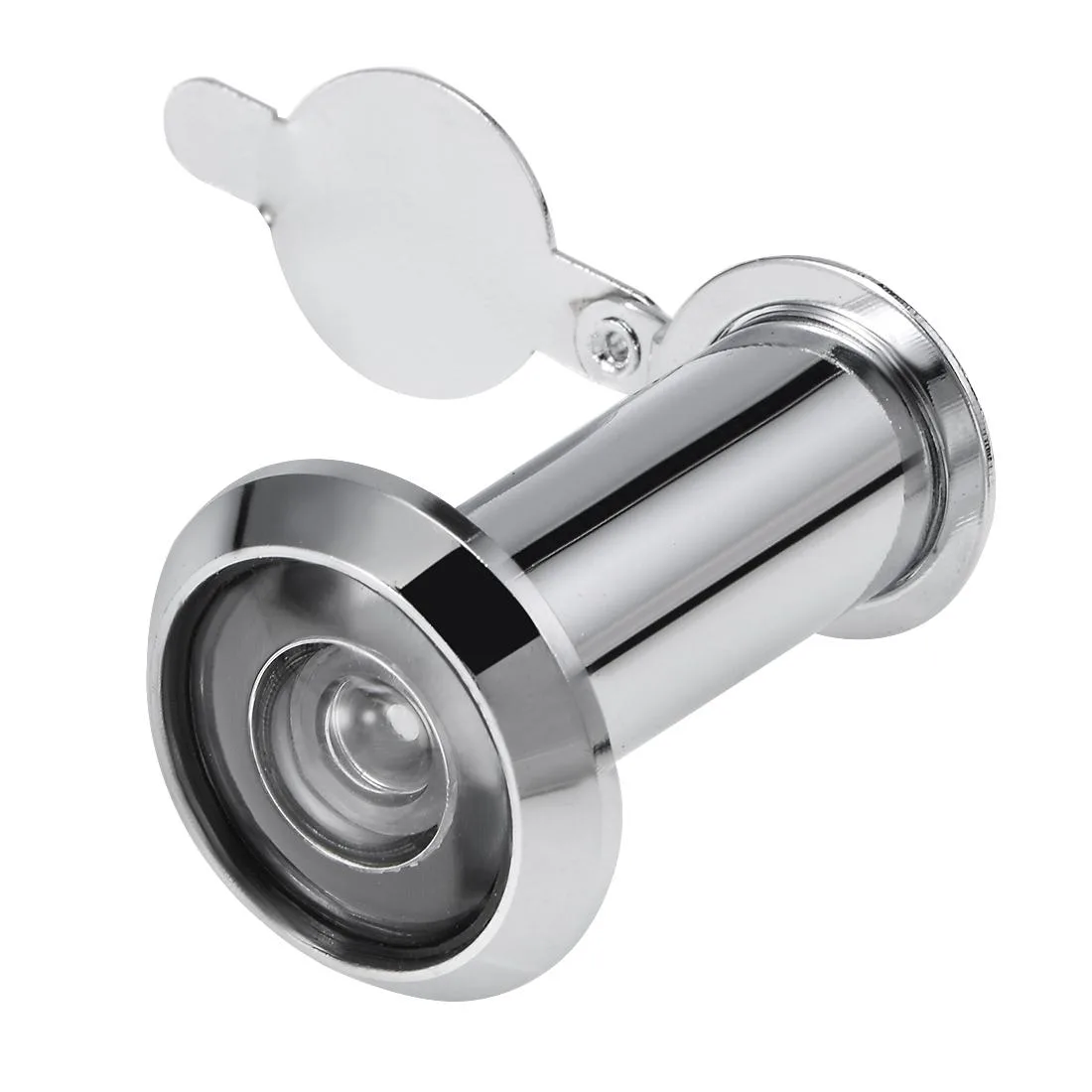 Unique-Bargains Unique-Bargains 200° Brass Door Viewer 16 mm 37–55 mm Polished Chrome — product photo