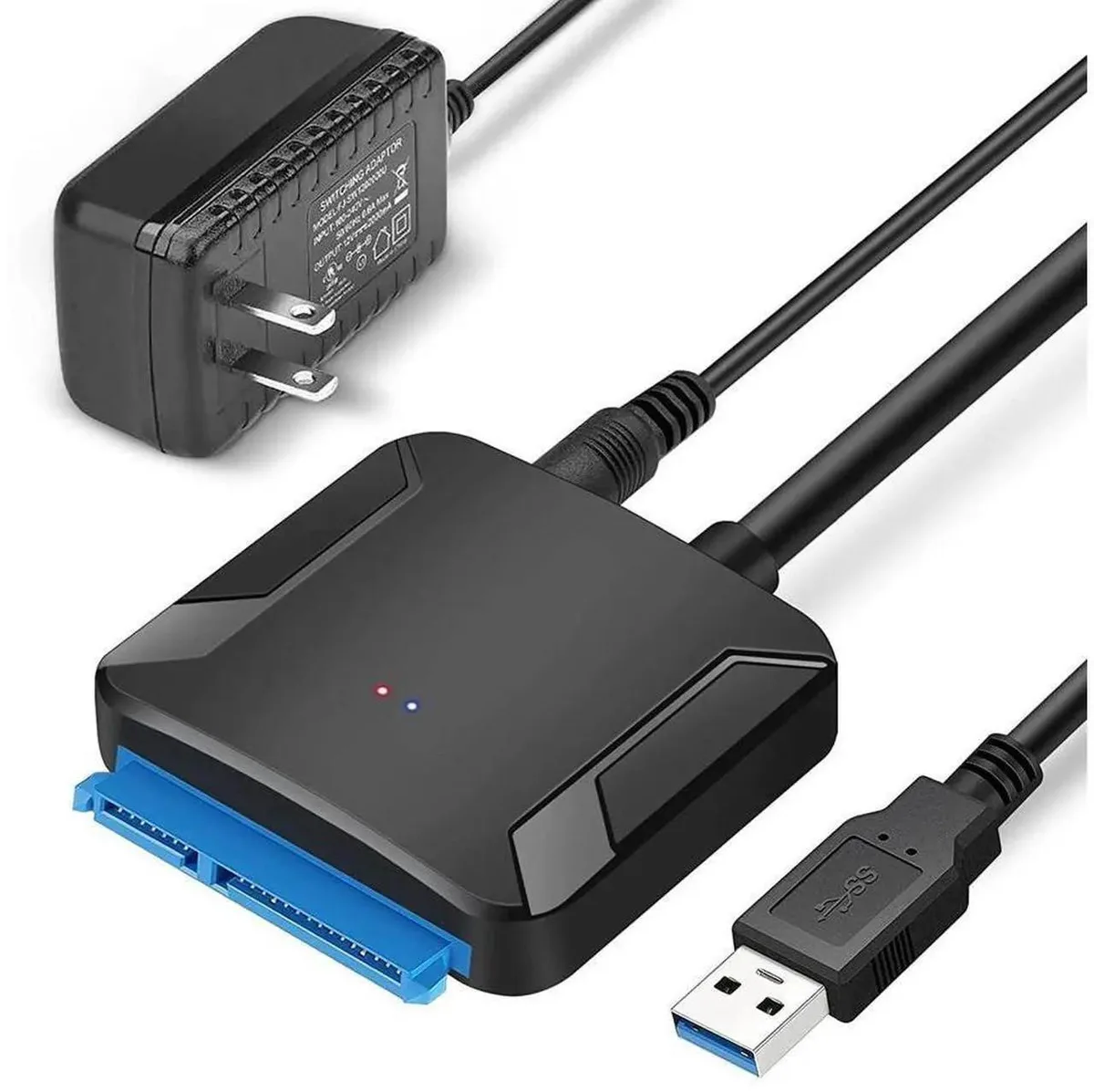SMUGDESK SMUGDESK USB 3.0 to SATA Adapter Cable with Power Supply — product photo