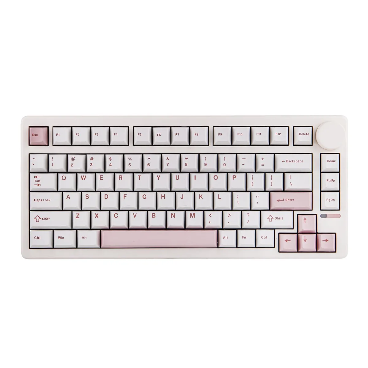 Epomaker Epomaker QK81 75% Wireless Mechanical Gaming Keyboard White Wisteria Switch — product photo