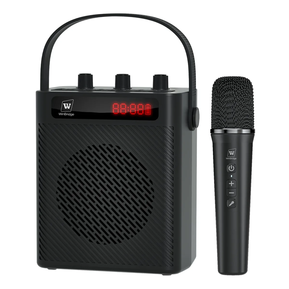 W WINBRIDGE W WINBRIDGE S93 Pro 30W PA speaker with wireless mic — product photo