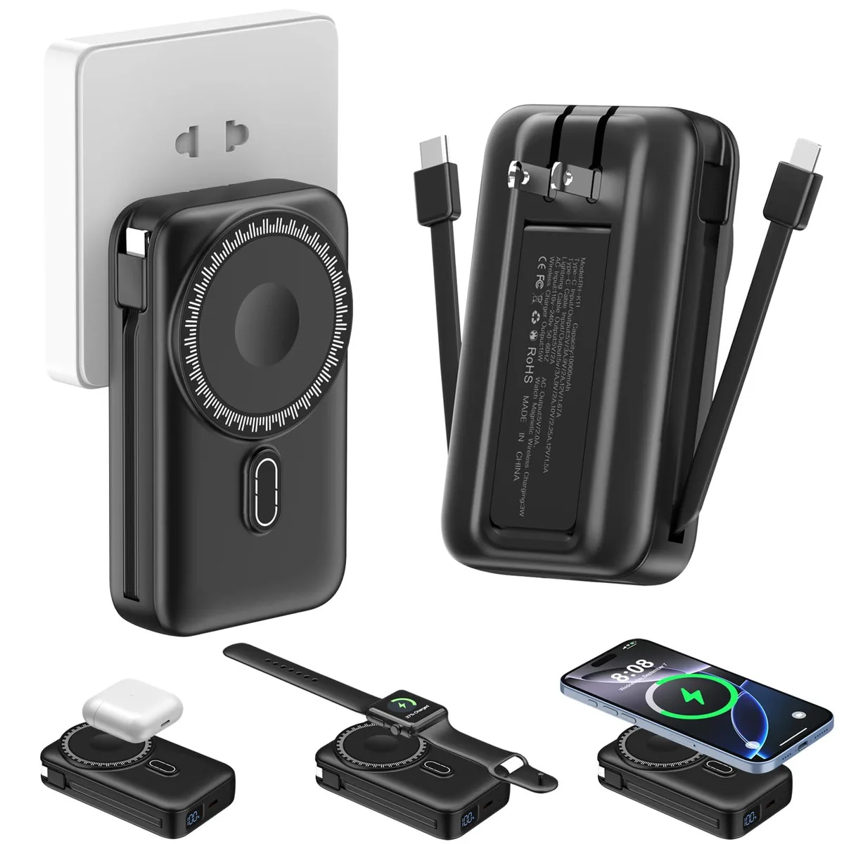  JYTIGV RH-K11 10000mAh power bank Black — product photo