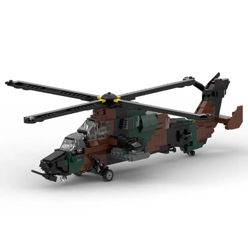 ZITIANYOUBUILD ZITIANYOUBUILD 932 EC665 Tiger Helicopter Educational Building Set — product photo
