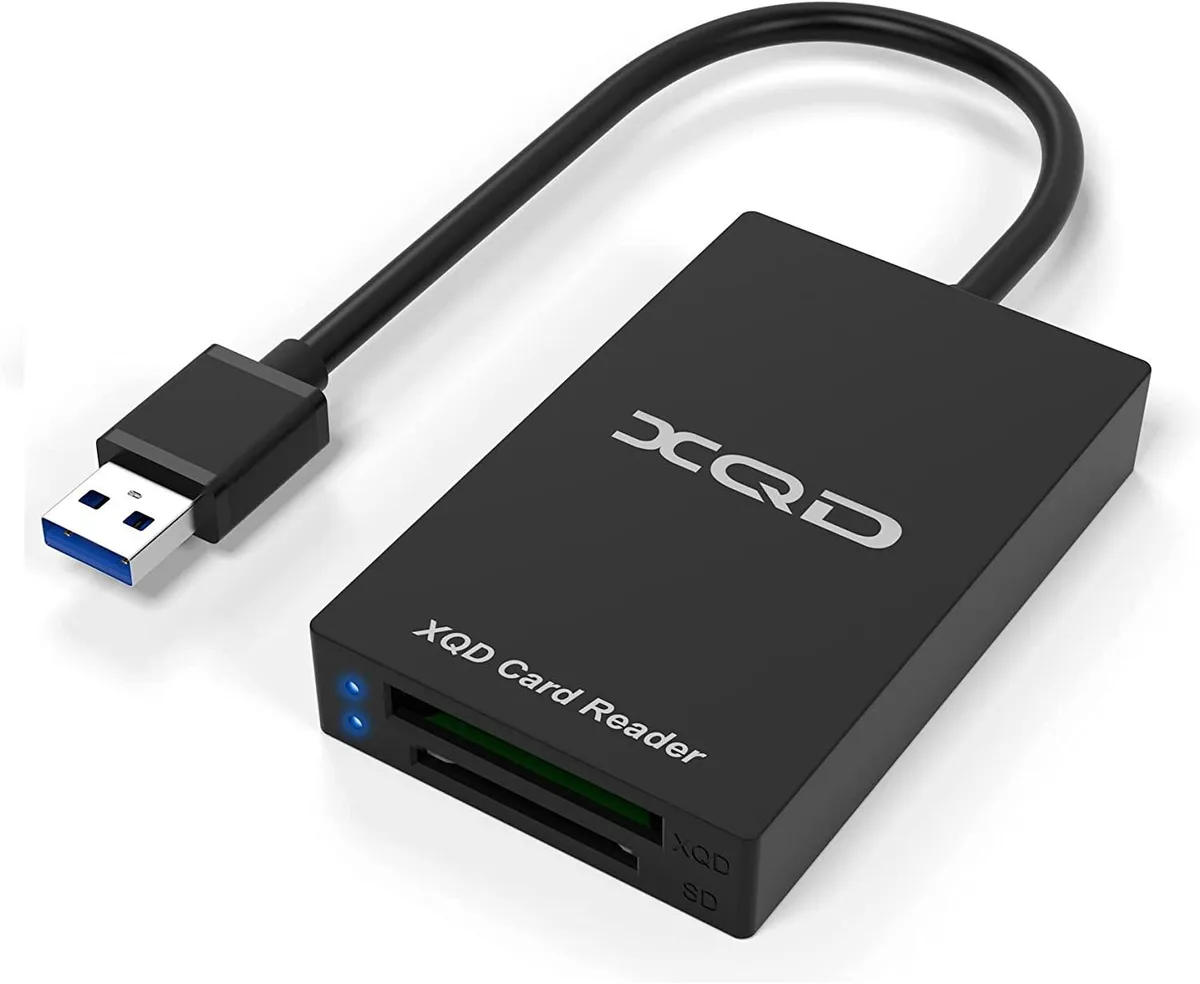 BONAEVER BONAEVER USB 3.0 XQD/SD Dual Slot Card Reader Black — product photo