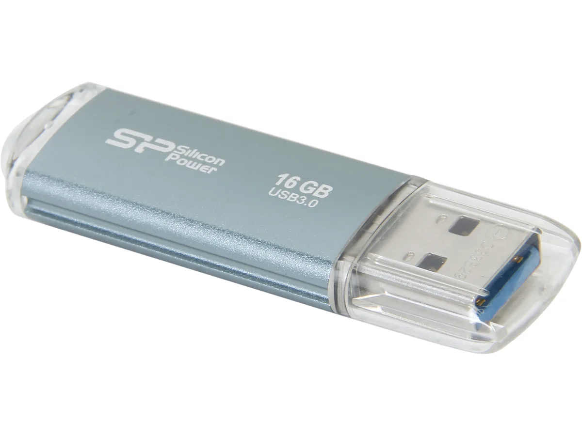 Silicon Power Silicon Power MARVEL SP016GBUF3M01V1B 16GB USB 3.0 flash drive — product photo