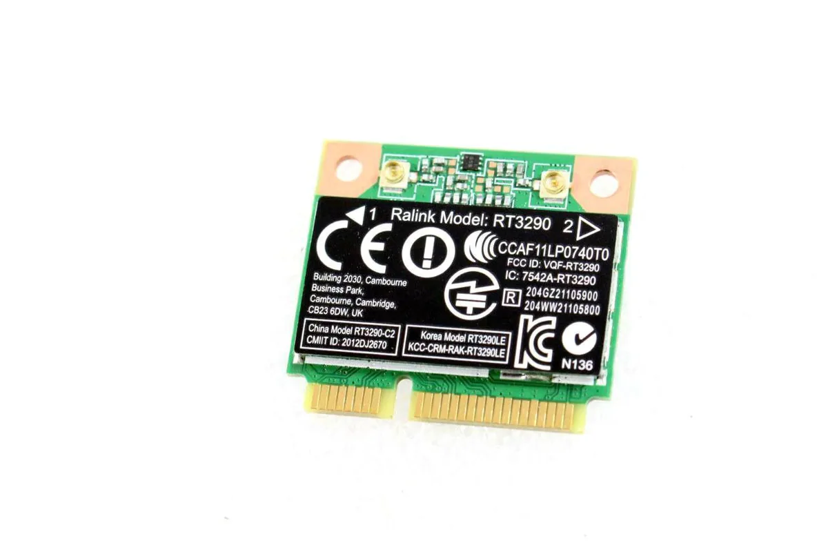 HP HP 690020-001 Ralink RT3290 Wi-Fi + Bluetooth 4.0 half-size Mini PCIe adapter — product photo