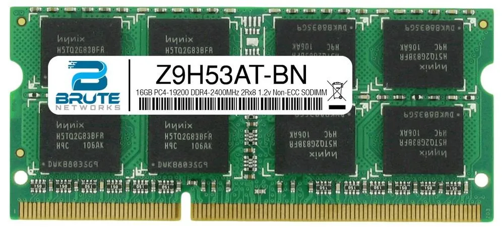Brute Networks Brute Networks 16GB DDR4 2400MHz CL15 1.2V 2Rx8 SODIMM — product photo