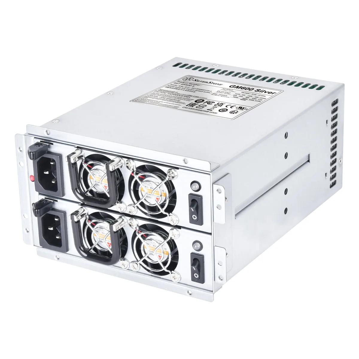 Silverstone Technology Silverstone Technology GM600-S 600W server power supply — product photo