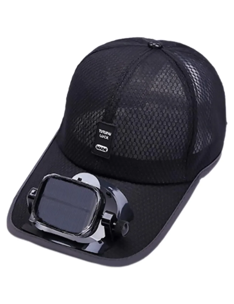  Solar Fan Cap Black One Size 6711175-607-357 — product photo