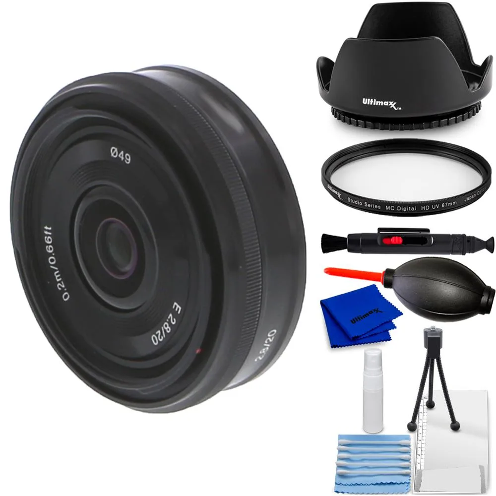 Sony Sony 20mm f/2.8 E-mount Prime Lens with 7pc Accessory Kit — product photo