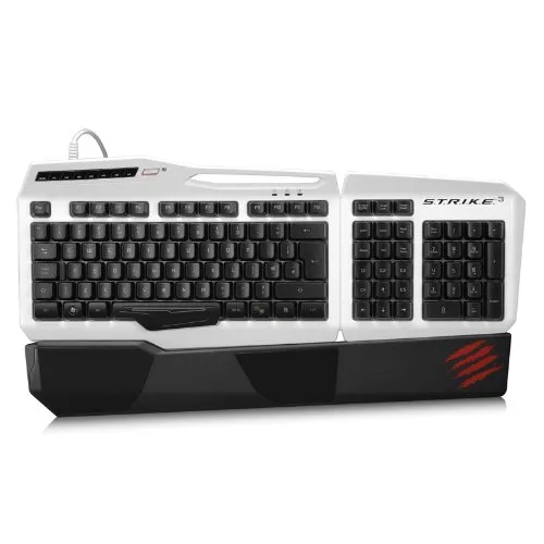 MAD CATZ MAD CATZ S.T.R.I.K.E. 3 White Gaming Keyboard — product photo