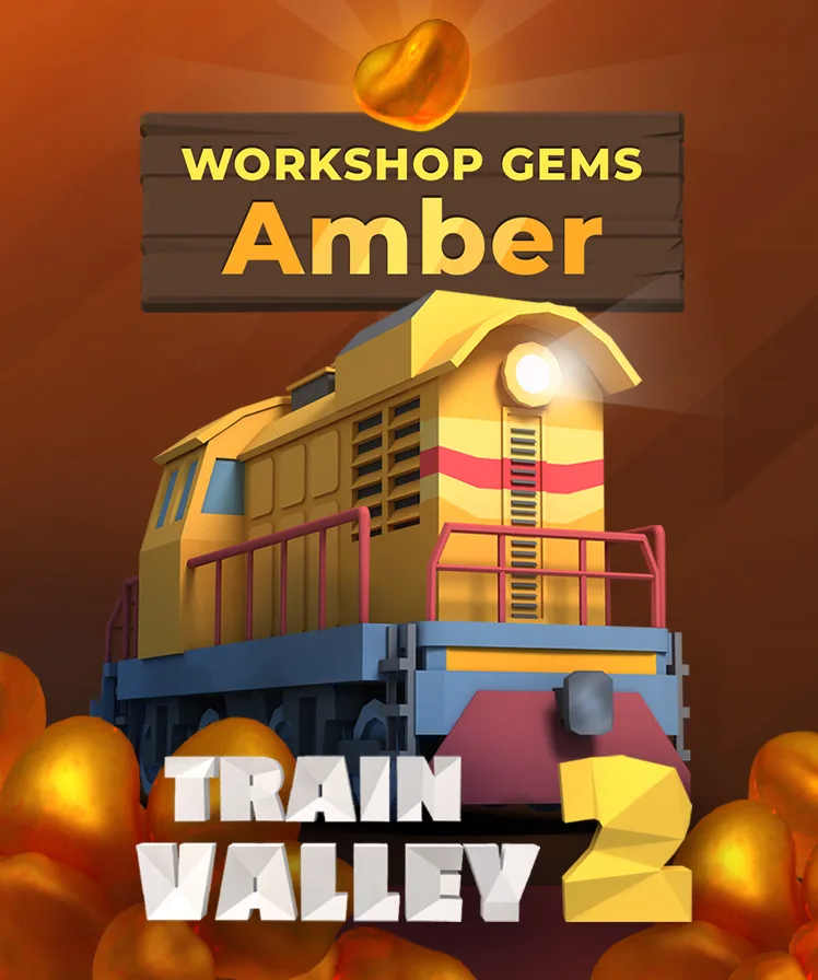 META Publishing META Publishing 89067 Train Valley 2: Workshop Gems - Amber downloadable game — product photo