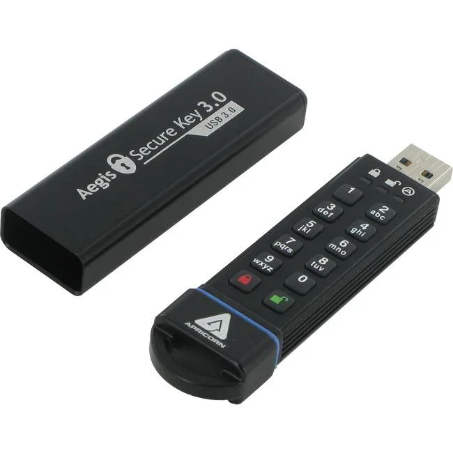 Apricorn Apricorn ASK3-30GB Aegis Secure Key 3.0 30GB USB 3.0 flash drive — product photo