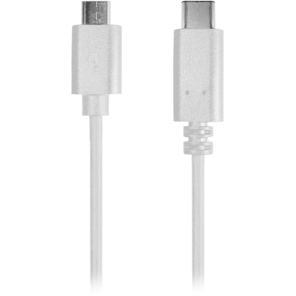 IESSENTIALS IESSENTIALS Micro-USB to USB-C Charge and Sync Cable 1m White — product photo