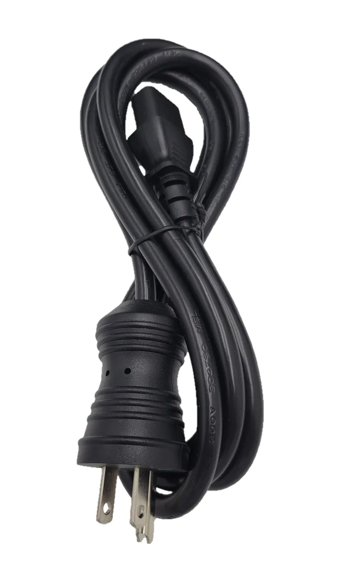 Micro Connectors Micro Connectors 15 ft Hospital Grade Computer Power Cord 18AWG NEMA 5-15PHG to IEC-60320-C13 Black — product photo
