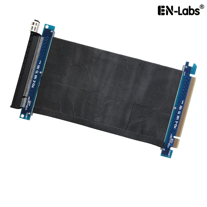EN-Labs EN-Labs PCIE3RISER30CM PCIe 3.0 x16 Shielded Riser Cable 300mm 180° Socket — product photo