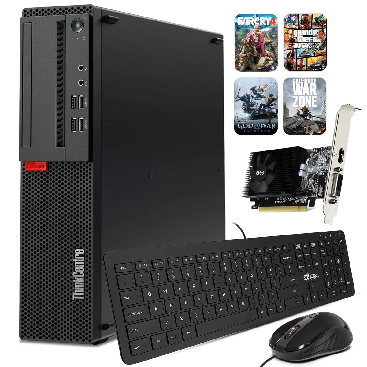 Lenovo Lenovo ThinkCentre M700 SFF i5-6500 3.2GHz 16GB 256GB SSD 1TB HDD Radeon RX 550 Win10 Pro — product photo