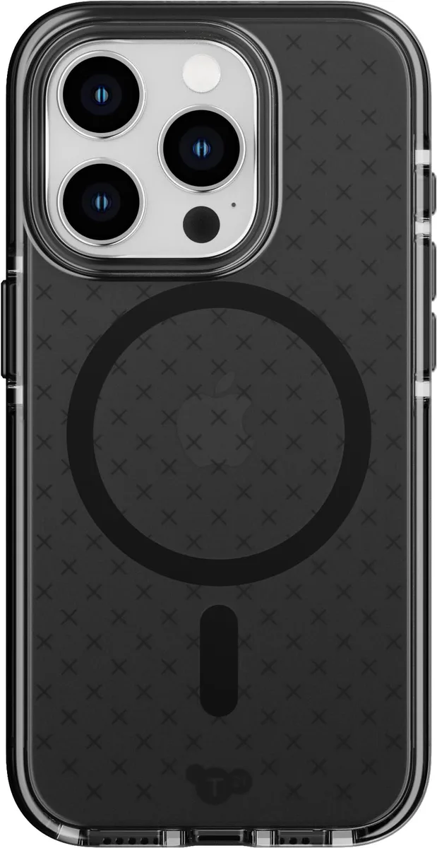 Tech21 Evo Check T21-10276 case for iPhone 15 Pro Smokey/Black — product photo