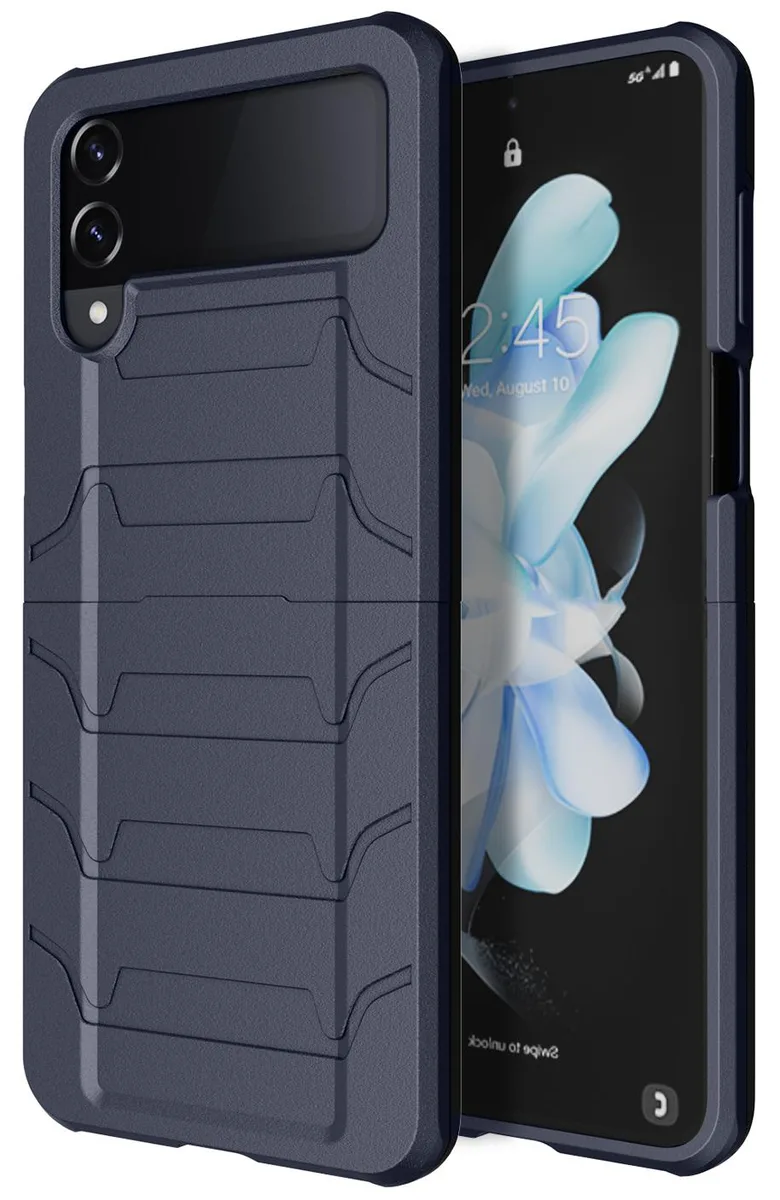 Nakedcellphone Nakedcellphone Tactical Case Galaxy Z Flip 4 Navy Blue 2.0 — product photo