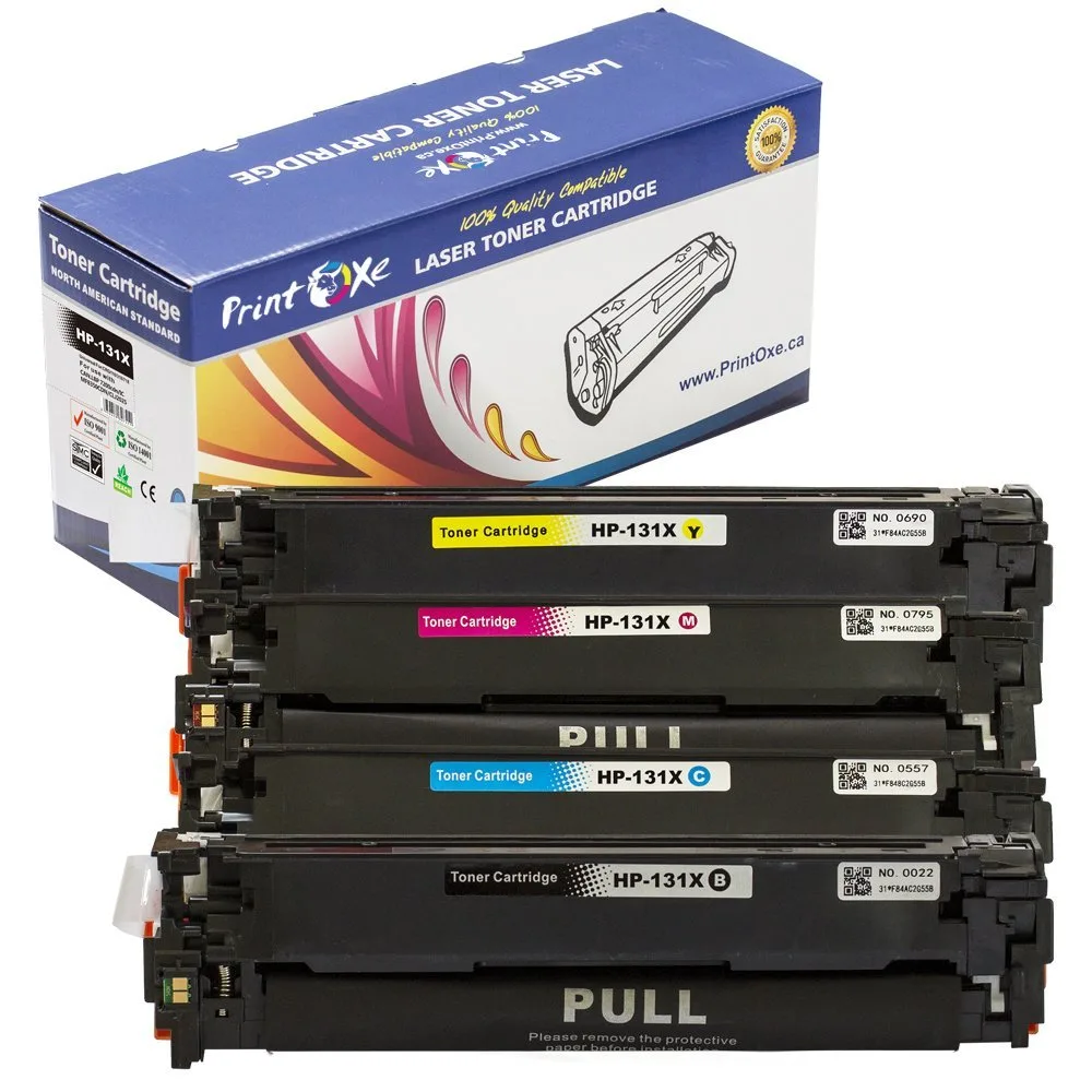 PrintOxe PrintOxe 131X 4-Pack Toner Cartridges CF210X CF211A CF212A CF213A — product photo