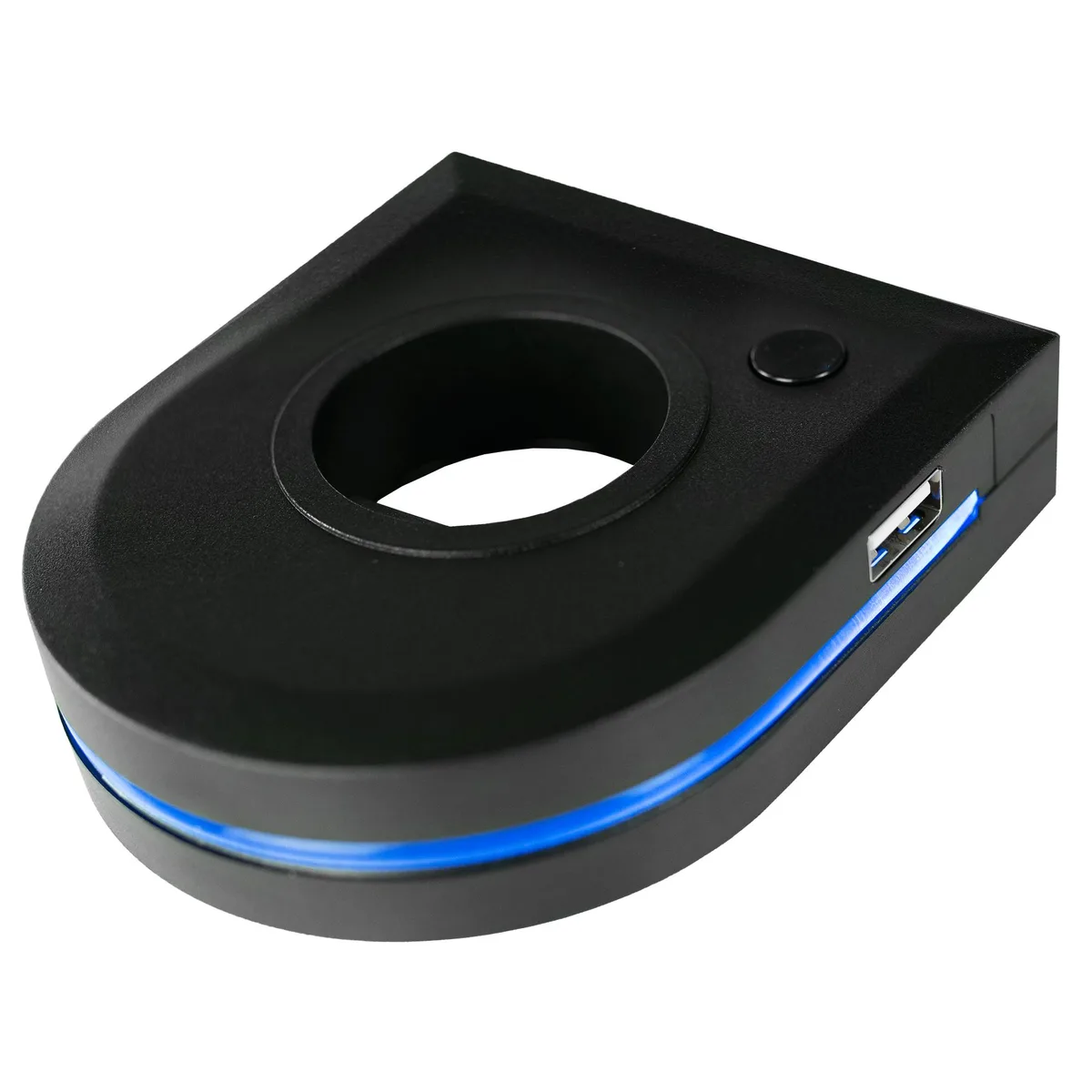 VIVO VIVO Pole-Mounted RGB Stand Accessory Dual USB-A Hub Light Strip 35mm Black — product photo