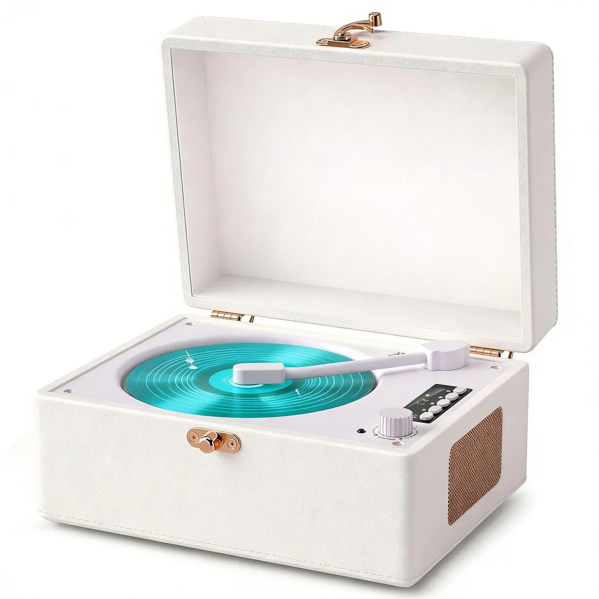  Retro CD Player Bluetooth 5.0 White 2000mAh — product photo