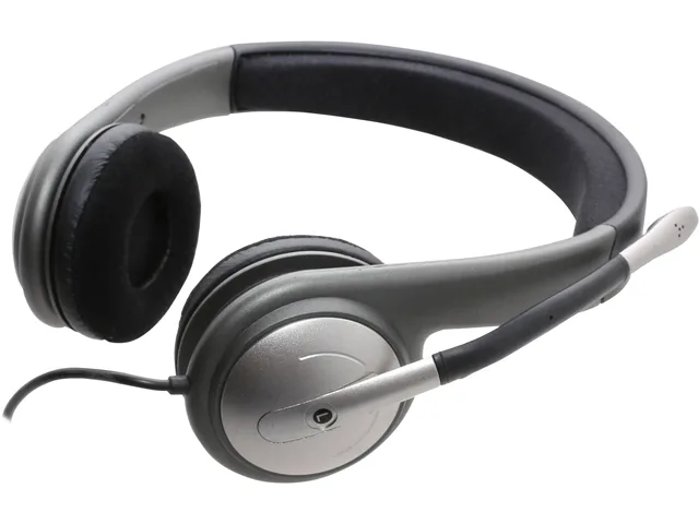Syba Syba CL-CM-5008-U Grey Binaural Ear Hook Headset USB — product photo