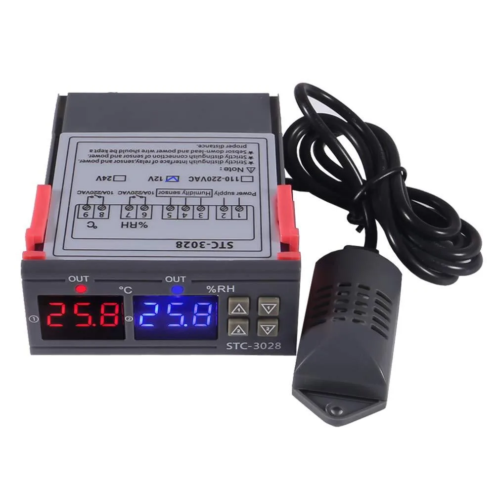 KEHIPI KEHIPI STC-3028 DC 12V HVAC Control with SHT20 Sensor — product photo