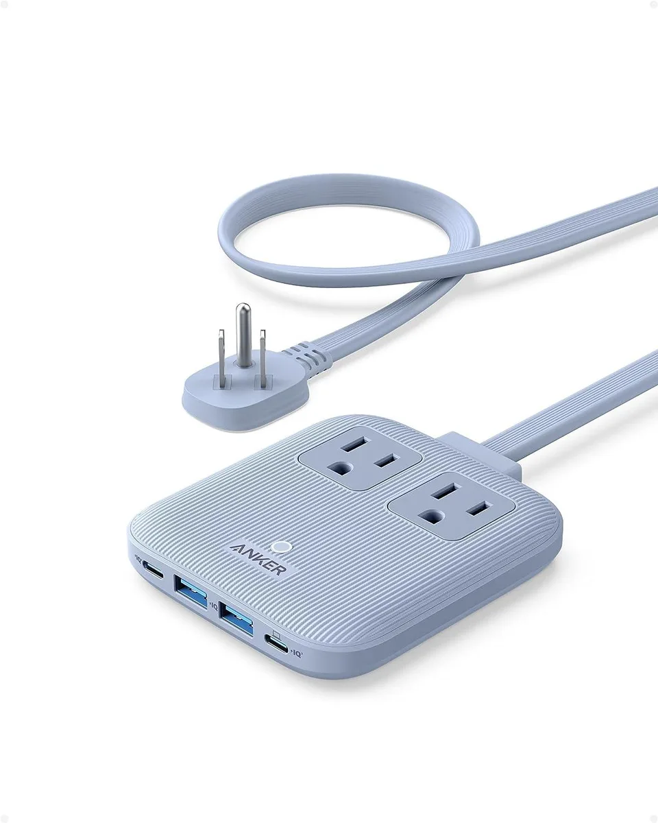 Anker Anker Nano Charging Station 6-in-1 67W power strip blue — product photo
