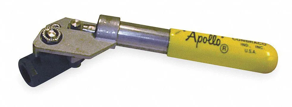 3/4 inch carbon steel ball valve with spring return handle and vinyl grip