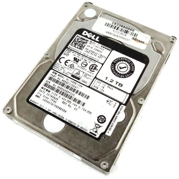 DELL DELL AL14SEB120NProduct 1.2TB 10000RPM SAS 2.5" internal hard drive — product photo