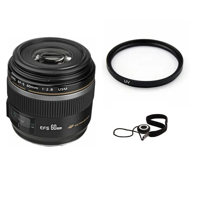 Canon Canon EF-S 60mm f/2.8 Macro USM camera lens — product photo