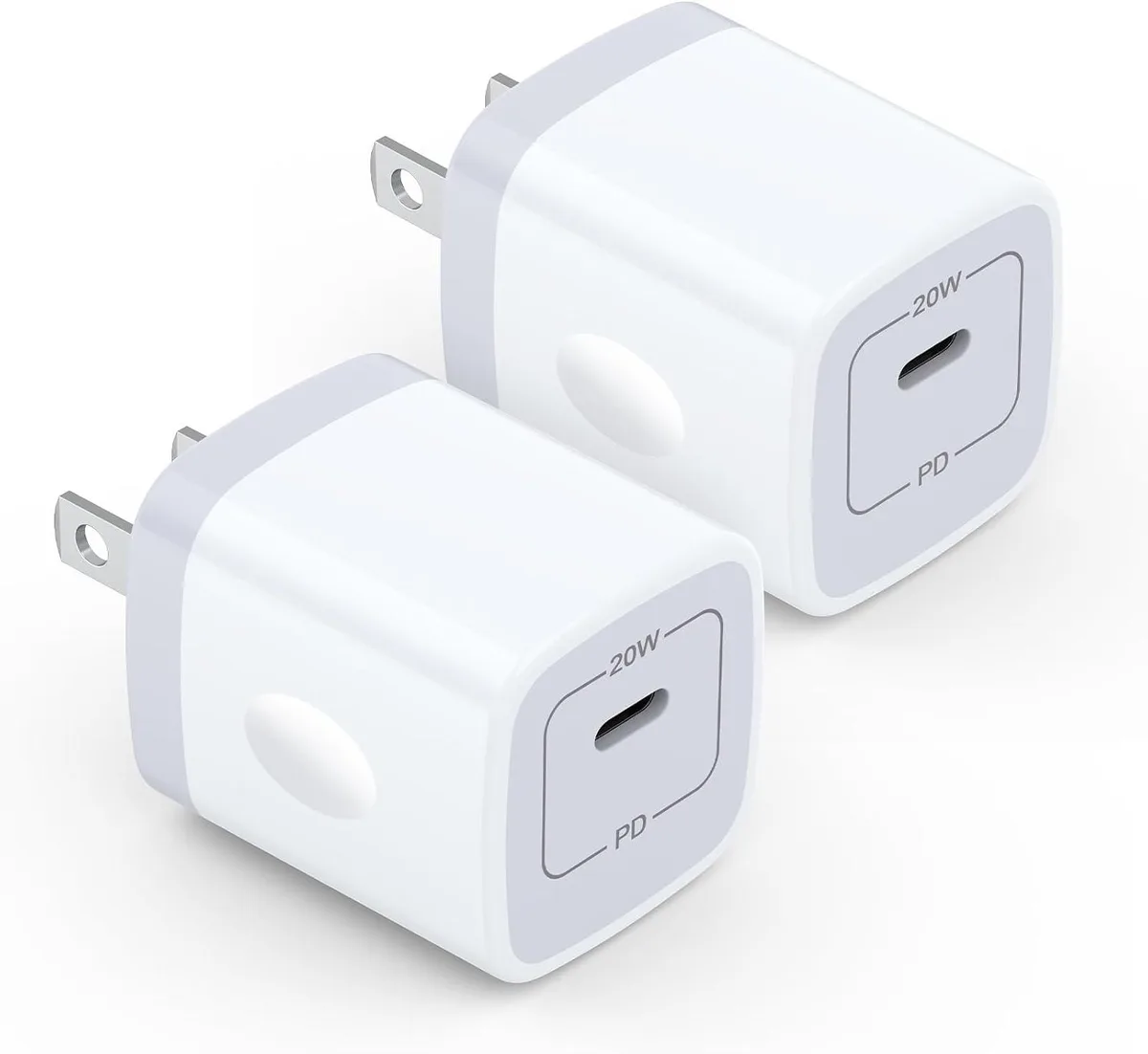ONITOON ONITOON A16 20W USB C Wall Charger 2Pack Galaxy A17 5G A25 A15 S25Ultra A35 A54 A14 — product photo