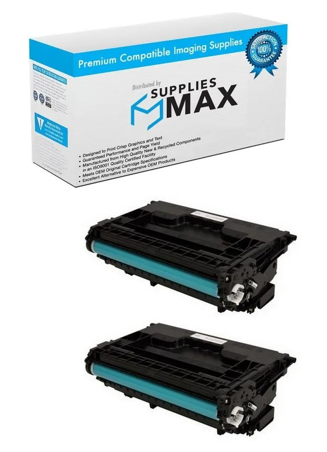 SuppliesMax SuppliesMax CF237XJD Jumbo High Yield Toner Cartridge 2 Pack 30000 Pages — product photo