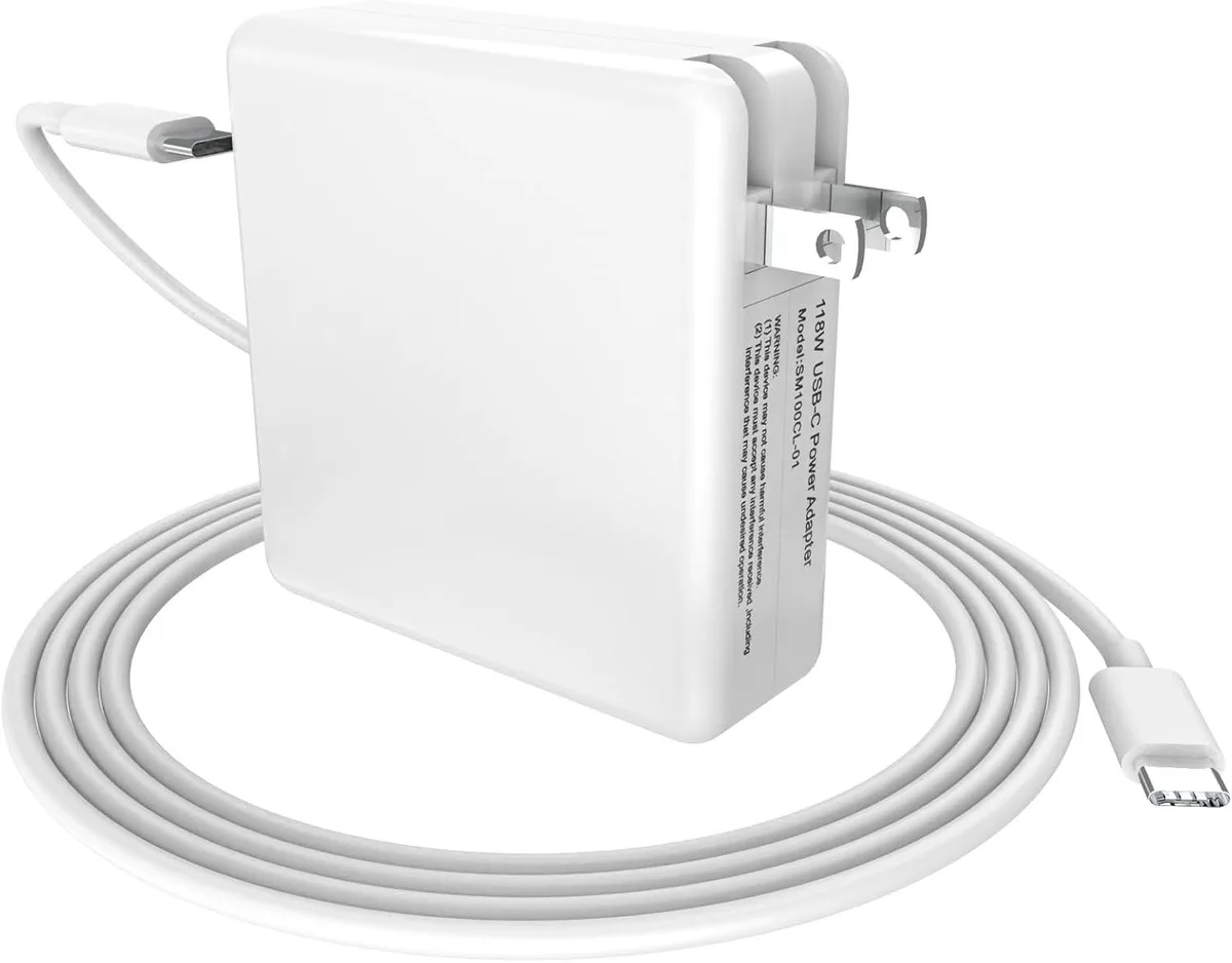 FORIDA FORIDA 118W USB-C Power Adapter 6.6 ft Cable — product photo